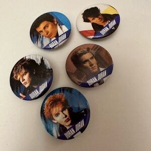 Duran Duran Band Button Set- vintage 80’s